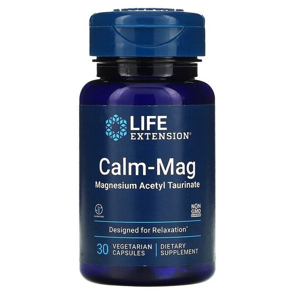 Life Extension Calm-Mag Magnez na Stres i Relaks 30 Kapsułek