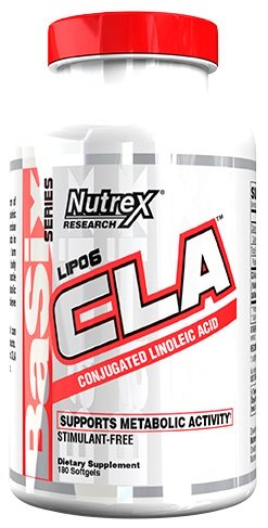Nutrex Lipo-6 CLA a Stimulant-Free Fat Burner for Lean Body Support 180 Softgels