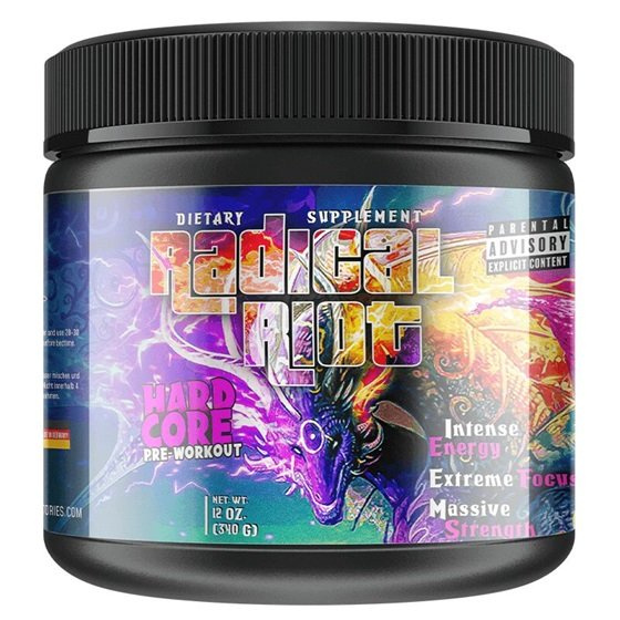 American Supps Radical Riot V3 Przedtreningówka Na Energię i Skupienie Smoczy Owoc 340g