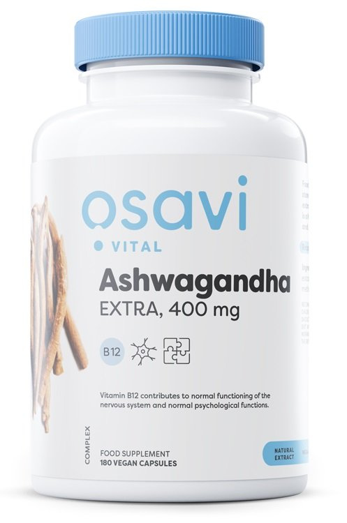 Osavi Ashwagandha Extra 400mg 180 kapsułek wegańskich