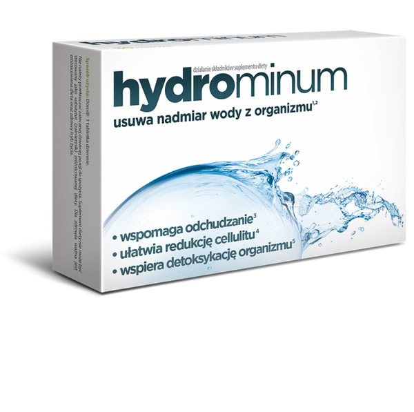 Aflofarm Hydrominum Supplement for Excess Water Removal 30 Tablets