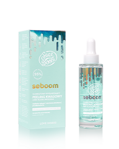 FaceBoom Seboom 10 Minute Smoothing Acid Face Peeling for Oily and Combination Skin 30g