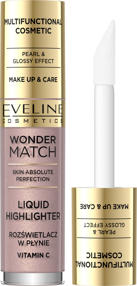 Eveline Wonder Match Rozświetlacz w Płynie do Twarzy 4,5ml