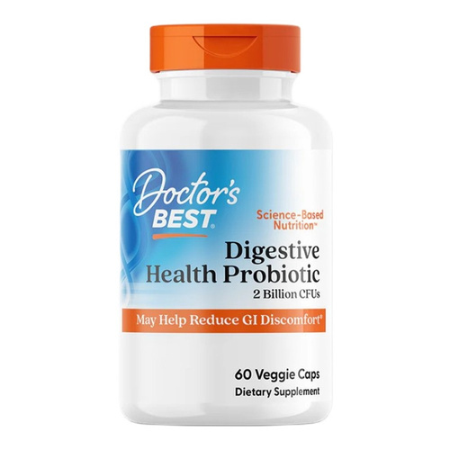Doctor's Best Digestive Health Probiotic 2 Billion with LactoSpore Capsules 60 vcaps