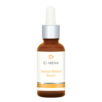 Clarena Power Pure Vit C Line Intensywne Serum z Retinolem i Kwasem Hialuronowym 30ml