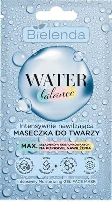 Bielenda Water Balance Intensywnie Nawilżająca Wegańska Maseczka do Twarzy  7g
