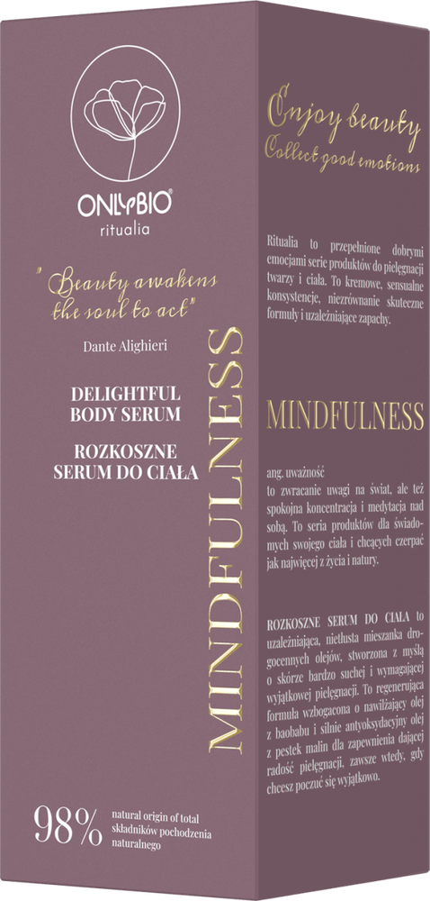OnlyBio Ritualia Mindfulness Rozkoszne Serum do Ciała z Olejkiem Baobabu 150ml