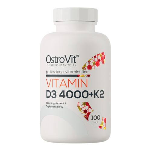 OstroVit Vitamin D3 4000 + K2 - 100 tablets