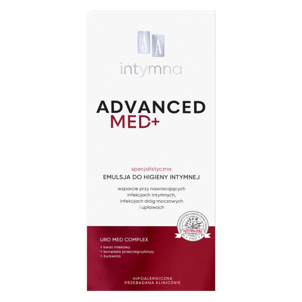 AA Intimate Med Advanced pH 3.5 Specialist Emulsion for Intimate Hygiene 300ml