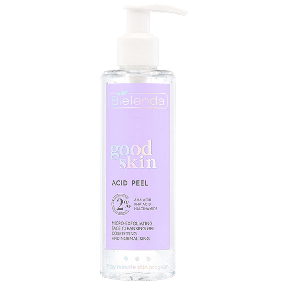 Bielenda Good Skin Acid Peel Micro-Exfoliating Cleansing Gel 195g