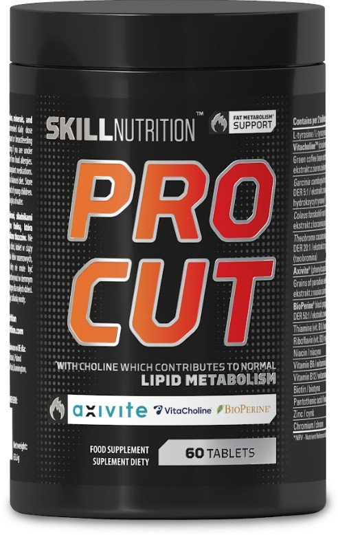Skill Nutrition Pro Cut Wsparcie Metabolizmu Tłuszczów 60 tabletek