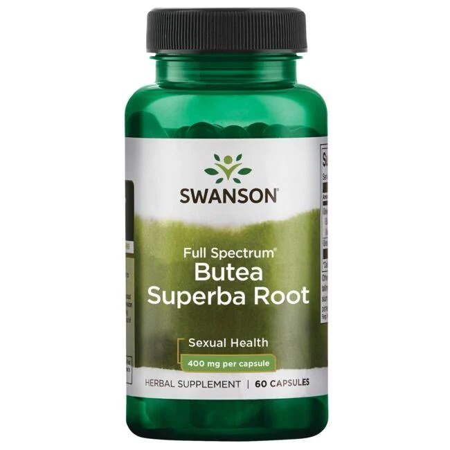 Swanson Butea Superba Root 400mg for Sexual Vitality 60 Capsules