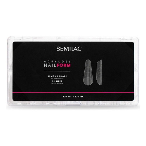 Semilac Acrylgel Formy do Paznokci Almond 120 szt