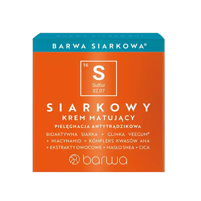 Barwa Sulfur Anti-Acne Sulfur Mattifying Cream 50ml ​