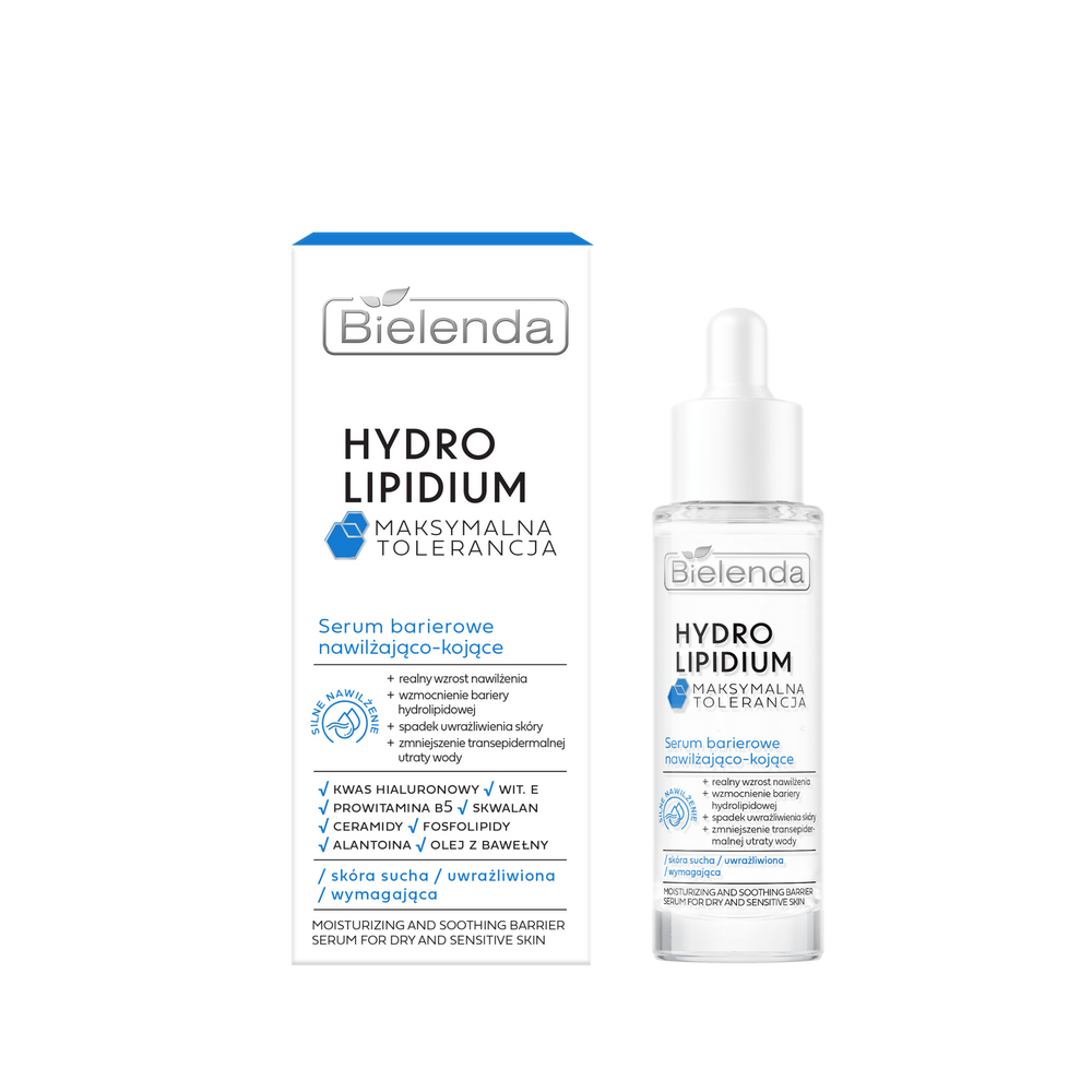 Bielenda Hydro Lipidium Maksymalna Tolerancja Serum Barierowe Nawilżająco-Kojące 30ml