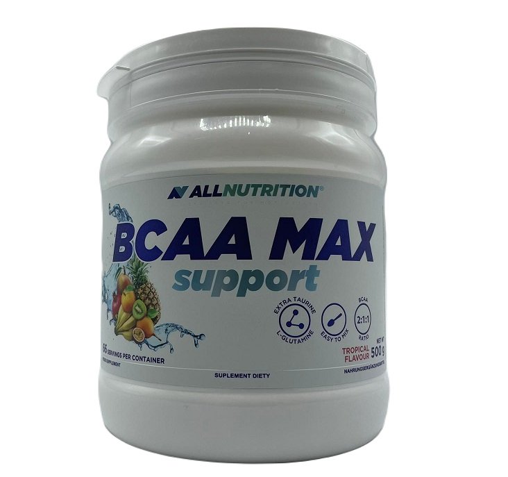 Allnutrition BCAA Max Support Amino Acid Complex Tropical 500g