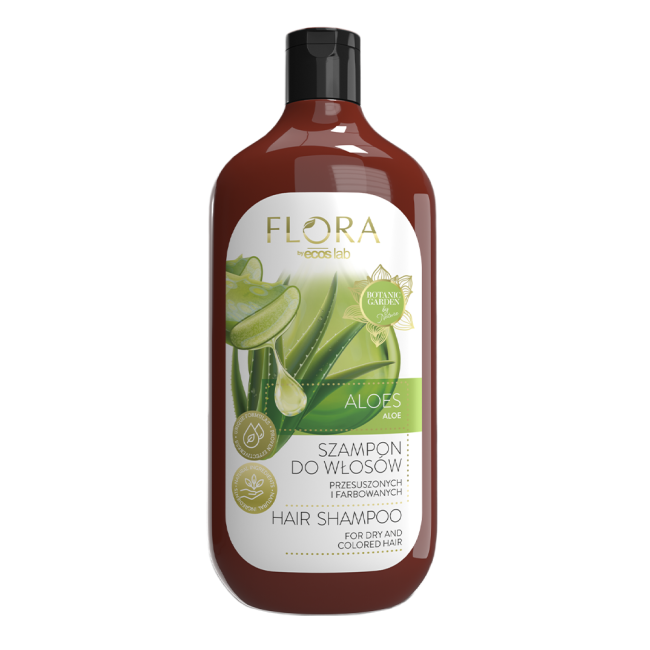 Flora by EcosLab Aloe Shampoo for Dry and Dyed Hair 500ml