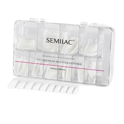Semilac Natural Nail Tips Nail Tips 120pcs