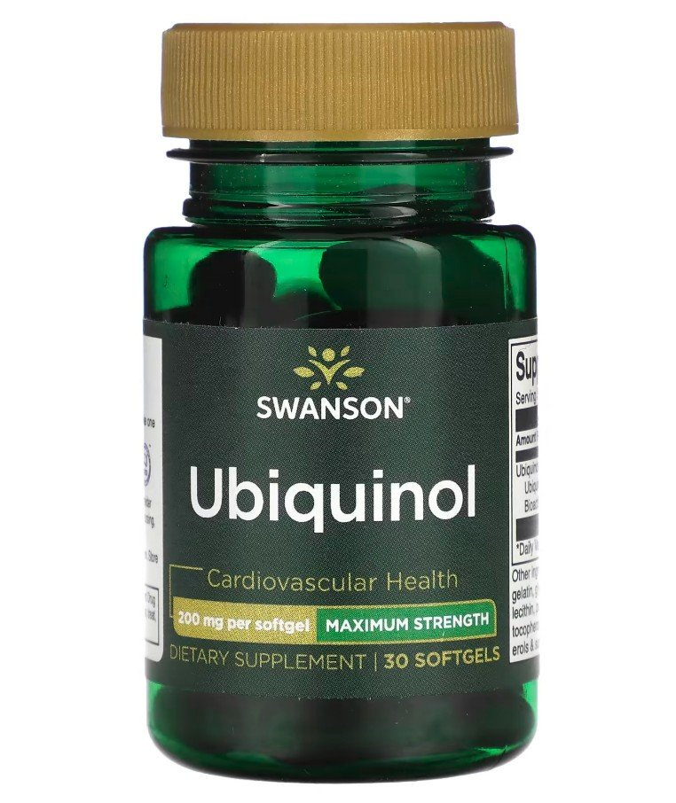 Swanson Ubiquinol, 200mg - 30 softgels
