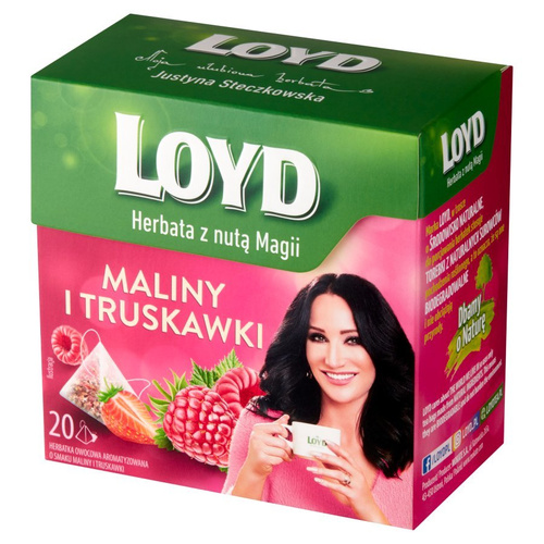 Loyd The Magic Experience Herbal Fruit Tea with Raspberry and Strawberry 20x2g