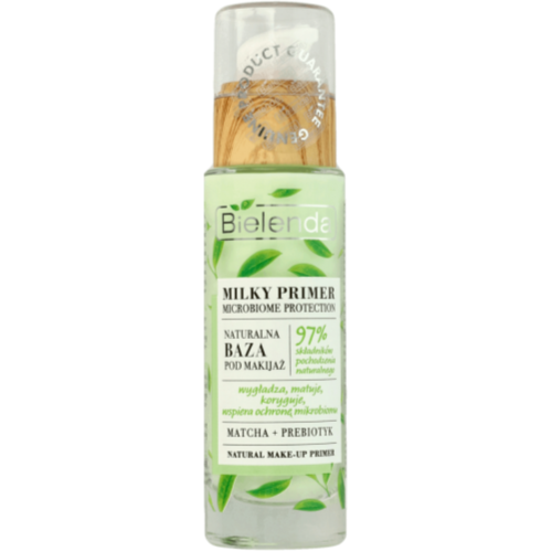 Bielenda Milky Primer Microbiome Protection Naturalna Baza pod Makijaż z Matchą i Prebiotykiem 30ml