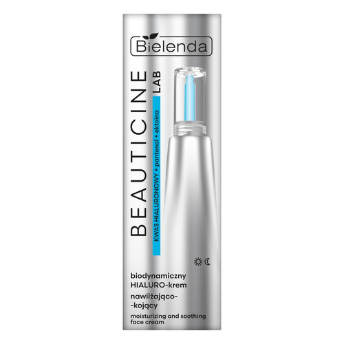 Bielenda Beauticine LAB Nawilżająco-Kojący Krem do Twarzy HYALURO 40ml