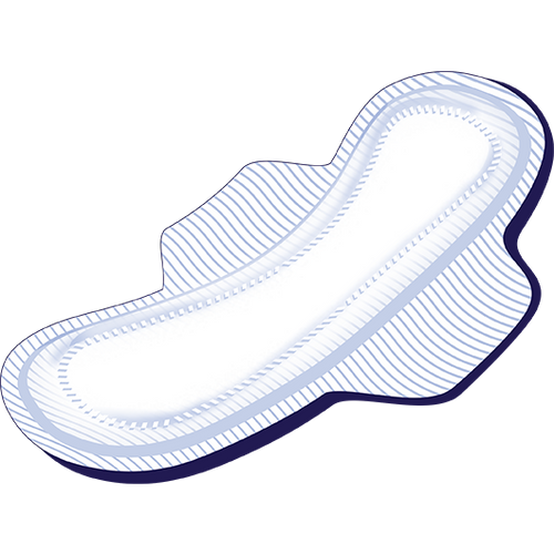 Bella Nova Maxi Sanitary Pads Breathable Feminine Care 10 Pieces