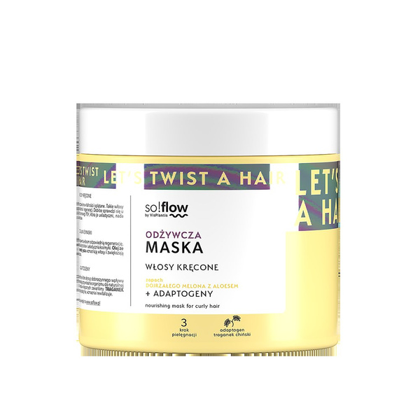 So! Flow Nourishing Mask for Curly Hair with Melon and Aloe Scent 400ml