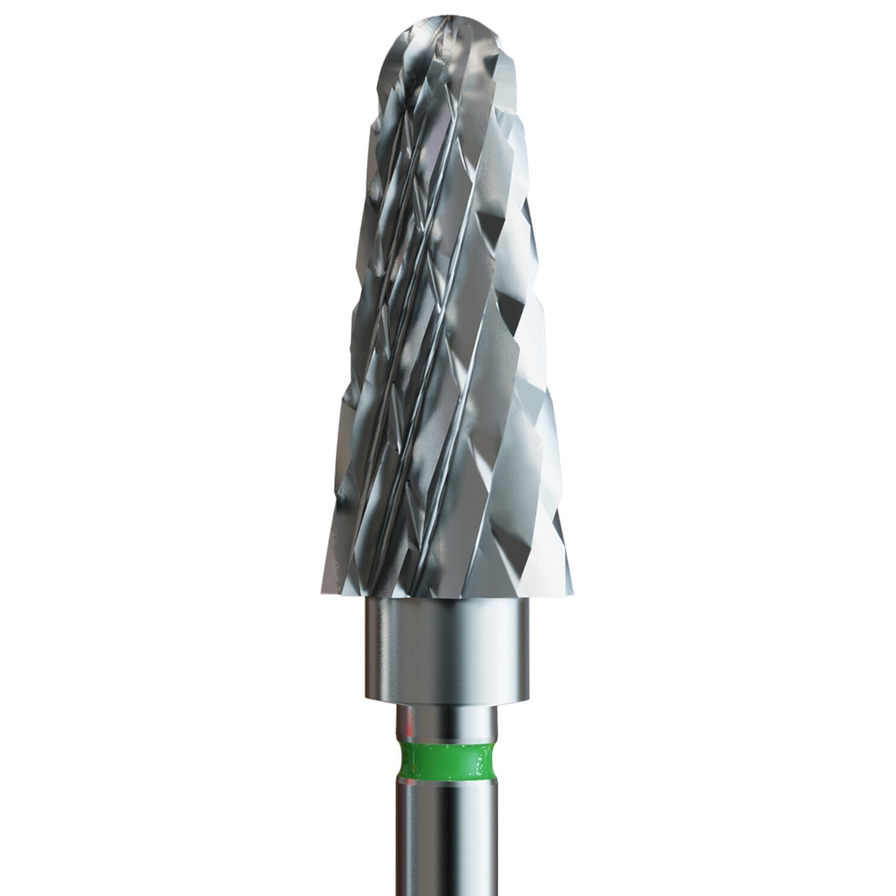 IQ Nails Tungsten Carbide Nail Drill Bit Cone Coarse Crosscut 6mm For Manicure And Pedicure 201.220.060