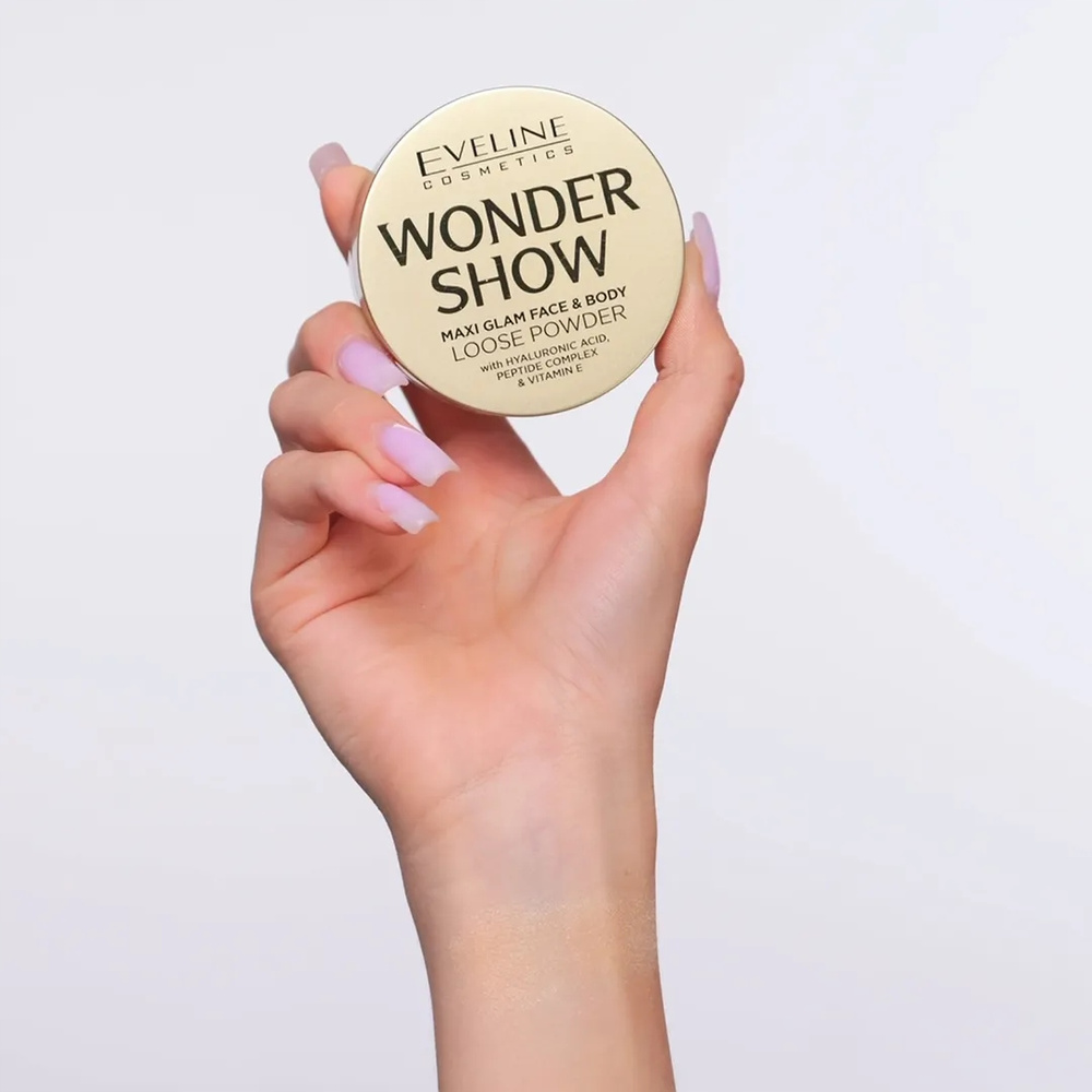 Eveline Wonder Match Illuminating Loose Powder for Face and Body Maxi Glam 6g