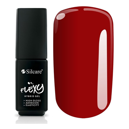 Silcare Flexy lakier hybrydowy UV/LED 28 Poppy Red 4.5g