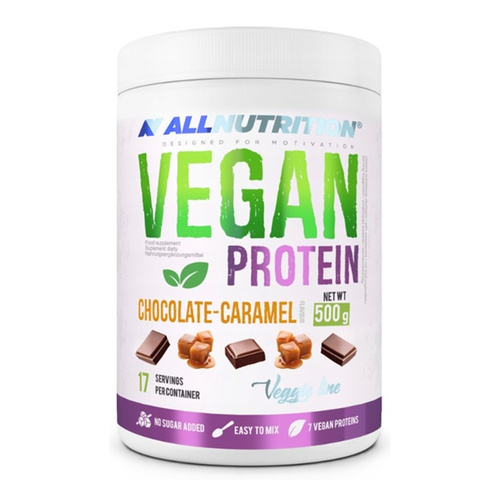Allnutrition Vegan Protein Chocolate Caramel 500g