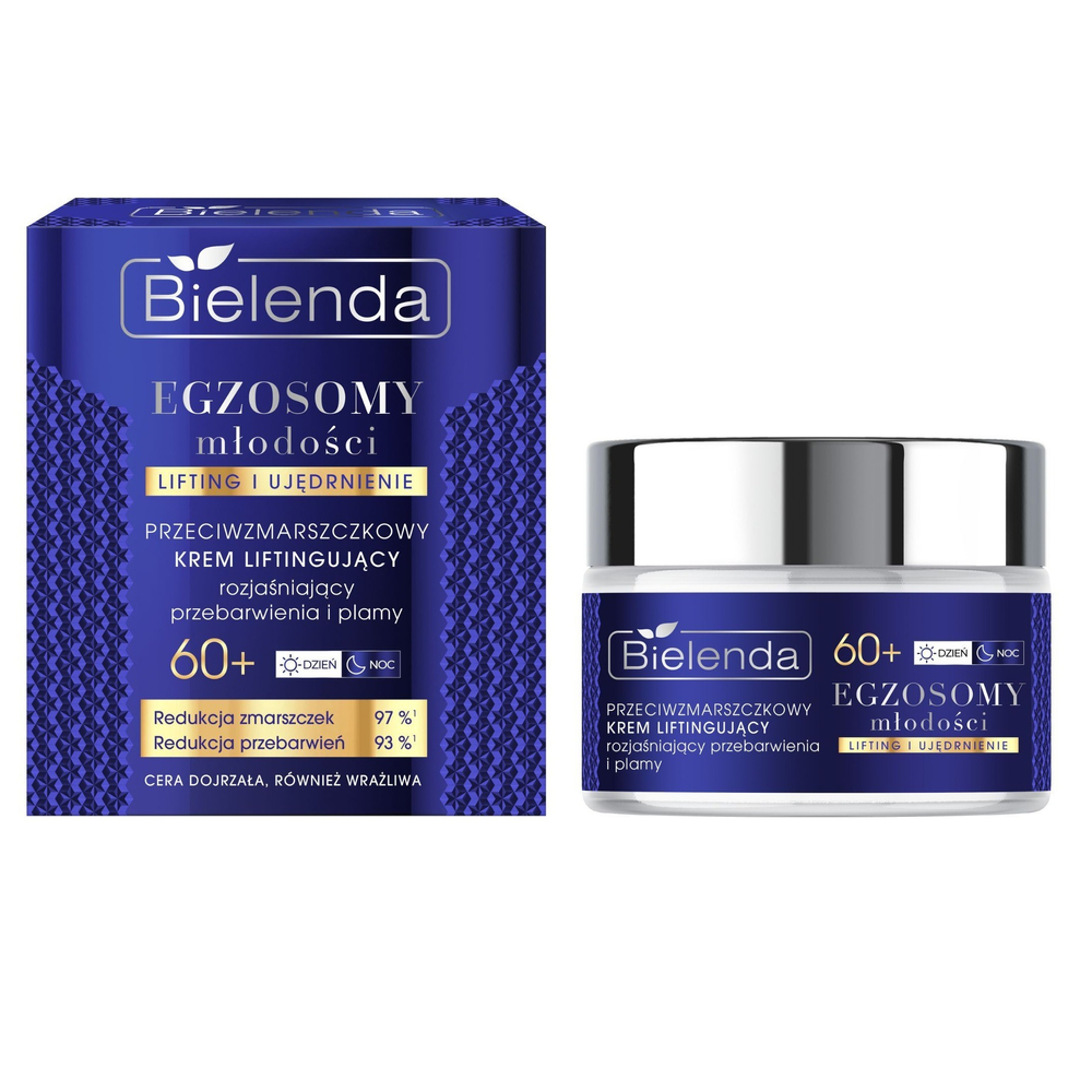 Bielenda Egzosomy Młodości Przeciwzmarszczkowy Krem Liftingujący 60+ 50ml