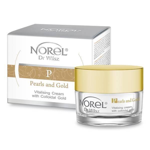 Norel Pearls and Gold Aksamitny Krem Witalizujący ze Złotem Koloidalnym 50ml