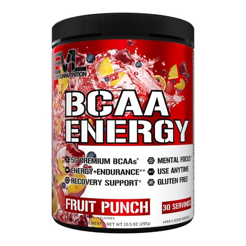 EVLution Nutrition BCAA Energy Aminokwasy z Kofeiną na Energię i Regenerację Mięśni 288g