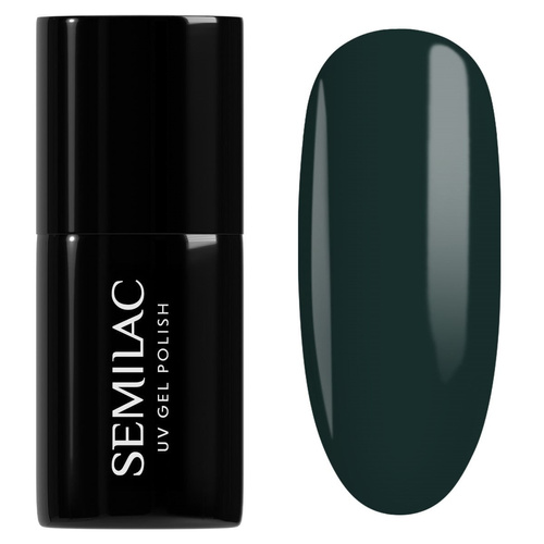 Semilac Into Her Tenderness UV/LED Soak Off Hybrid Gel Nail Polish - 422 Deep Forest Green 7ml