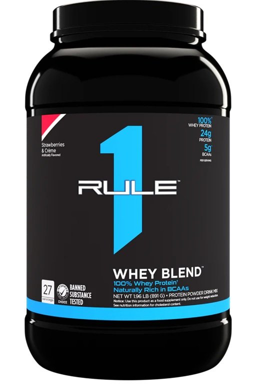 Rule One R1 Whey Blend, Strawberries & Creme - 891g