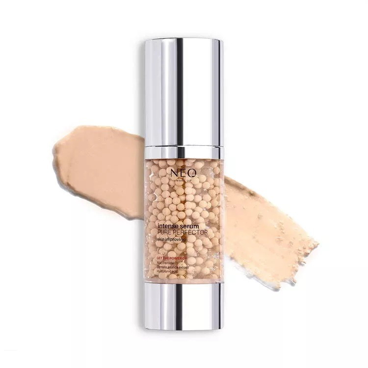 Neo Makeup Intense Serum Pure Perfector Pielęgnujący Krem-Baza 30ml