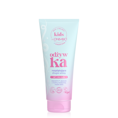OnlyBio Hair in Balance Kids Magic Detangling Conditioner Long Hair Cherry Raspberry 200ml