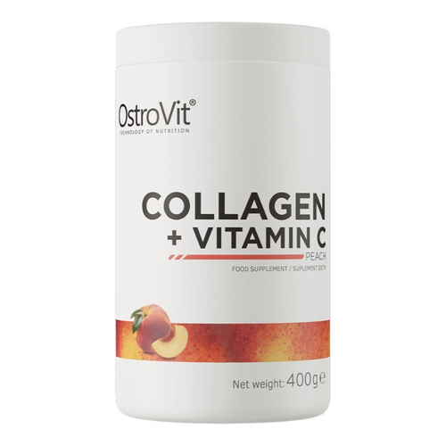 OstroVit Collagen + Vitamin C, Peach - 400g