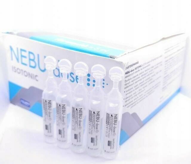 Nebu-Dose Hypertonic Inhalation Solution Supporting Respiratory Tract Cleansing 5 Ampoules x 5ml