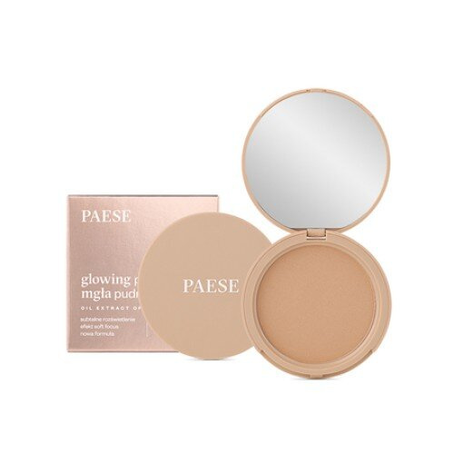 Paese Glowing Powder Mgiełka Pudrowa Rozświetlający Puder 13 Golden Beige 10g