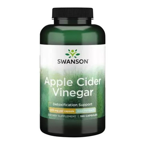 Swanson Apple Cider Vinegar 1250mg for Digestion & Metabolism 180 Capsules