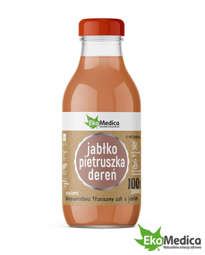 EkaMedica Juice 100% Apple Parsley Dogwood with Vitamin C without Sugar 300ml