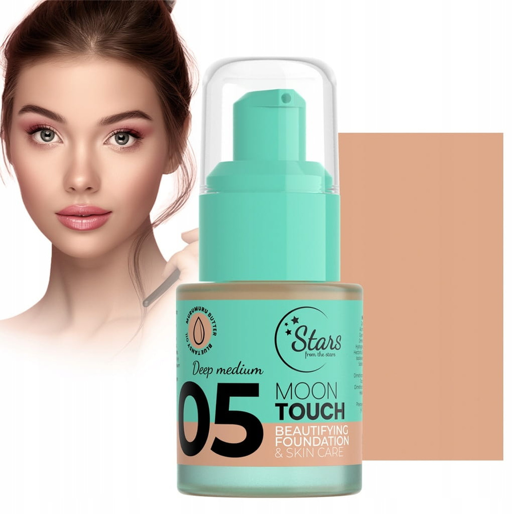Stars From the Stars Moon Touch Upiększająco-Pielęgnujący Podkład Nr 05 Deep Medium 25g