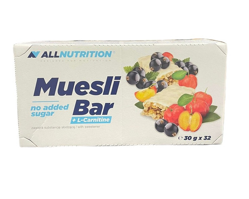 Allnutrition Muesli Bar with L-Carnitine Yoghurt and Blackcurrant 30g