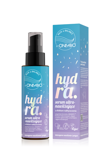 OnlyBio Hair in Balance Hydra Ultra-Moisturizing Serum with Shine Effect for Dry Hair 100ml