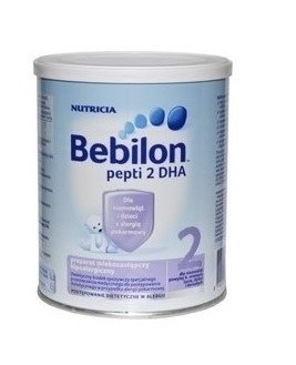 Nutricia Bebilon Pepti 2 DHA dla niemowląt i dzieci z alergią pokarmową, proszek 400G