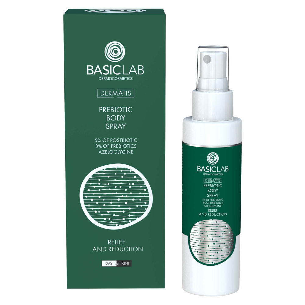BasicLab Dermatis Prebiotyczny Spray do Ciała na Trądzik 100ml