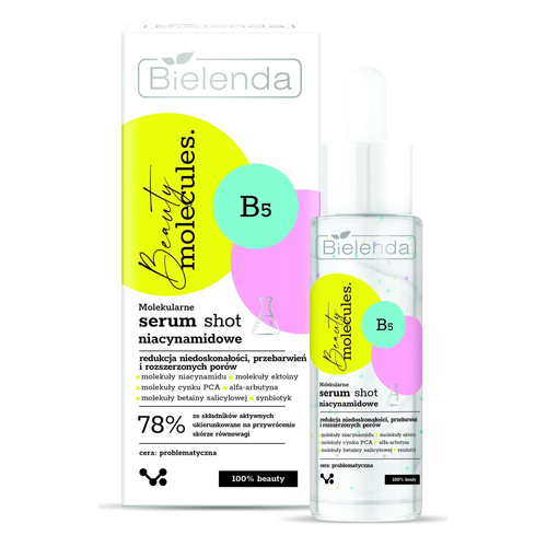 Bielenda Beauty Molecules Molecular Niacinamide Shot Serum for Problematic Skin 30ml